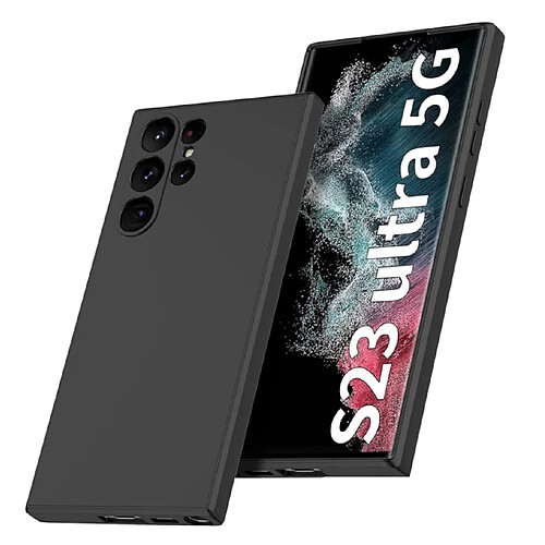 little boutik Coque Silicone Samsung Galaxy S23 Ultra 5G - Noir