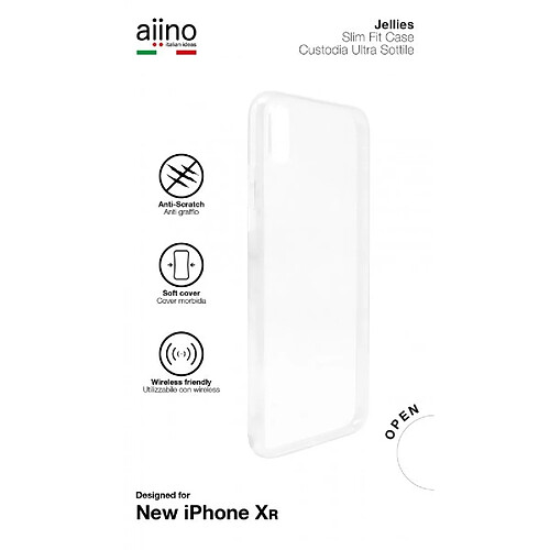 aiino Coque iPhone XR Jellies - Clear