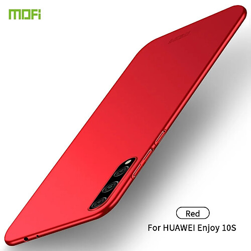 Wewoo Huawei Enjoy 10s Coque - Rouge Frosted