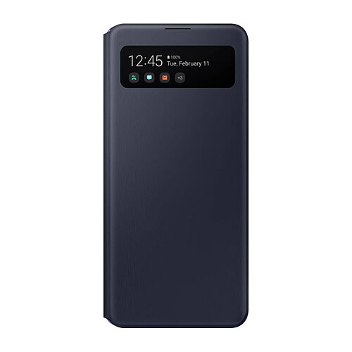 Samsung Étui de Protection pour Samsung Galaxy A41 Folio S View Wallet Noir