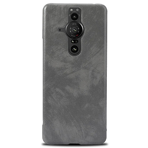 Coque Sony Xperia Pro-I - Gris Litchi