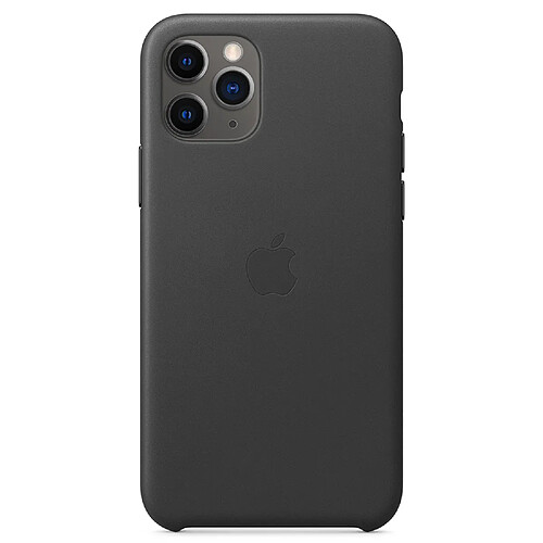 Apple Coque Leather iPhone 11 Pro - Black