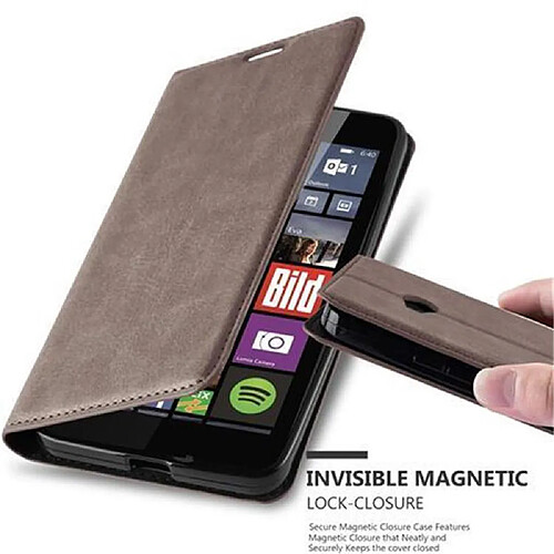 Cadorabo Nokia Lumia 640 Étui Brun