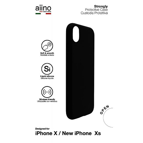 aiino Coque iPhone XS - Noir