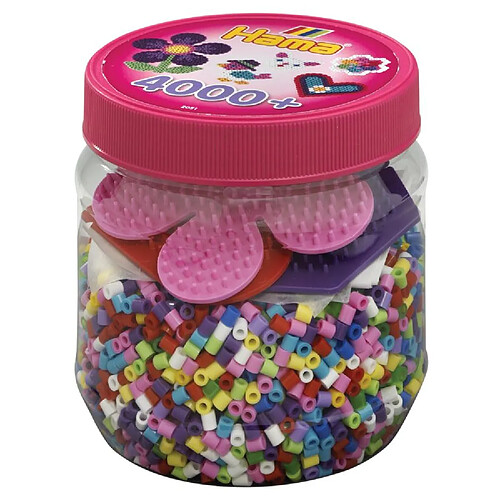 Hama Midi Pot rose 4000 perles