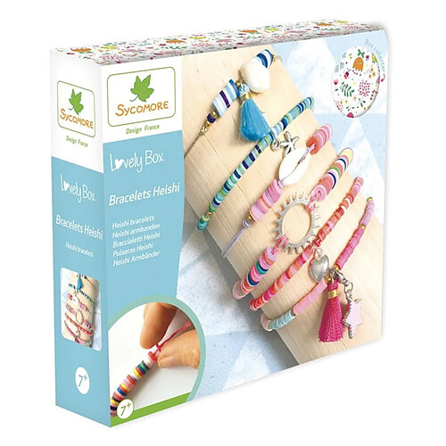 Au sycomore coffret bracelets heishi - Blanc