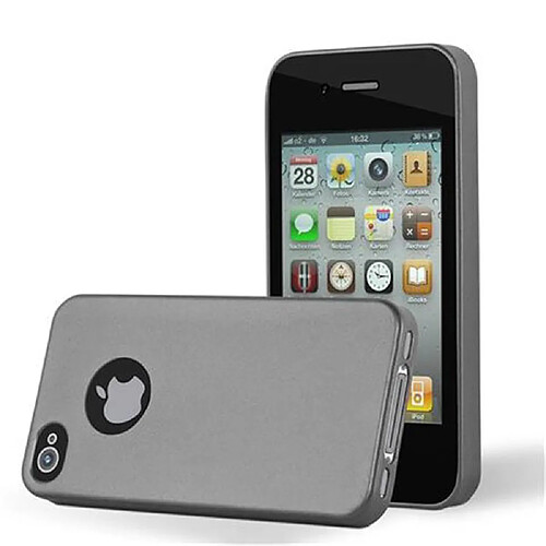 Cadorabo Coque iPhone 4 / 4S - Gris