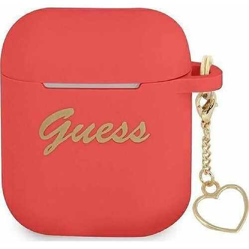 Guess maroquinerie Coque AirPods - Rouge