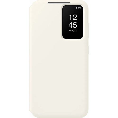 Bigben Folio Clear View Cover Galaxy S23 5G - Crème