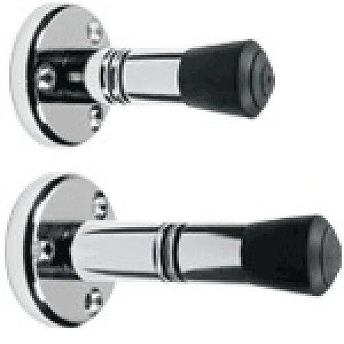 Civic Industrie Butoirs à Platine Laiton Chromé - 60mm