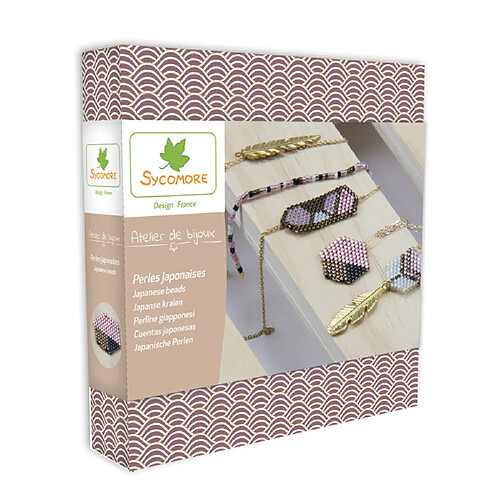 Au sycomore Kit bijoux perles japonaises - Rose
