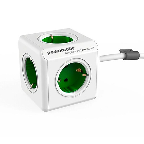 Allocacoc Power Cube 5 Prises - Blanc