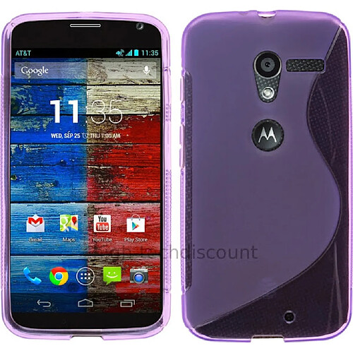 Htdmobiles HTD Mobiles Housse Motorola Moto X - Mauve