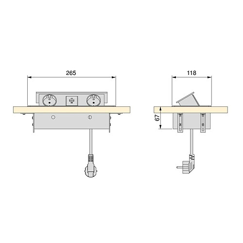 Emuca Atom 26 Lite - Aluminium
