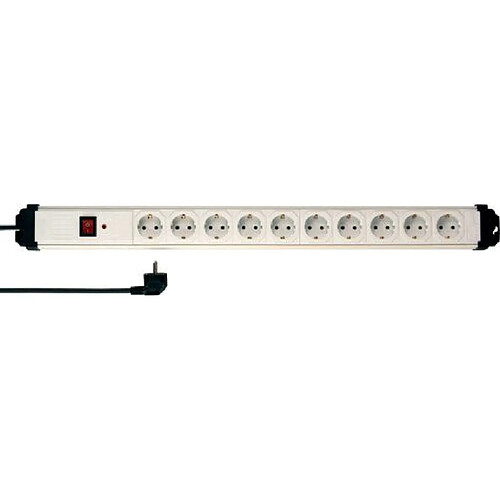 Multiprise parafoudre 10 prises - Blanc
