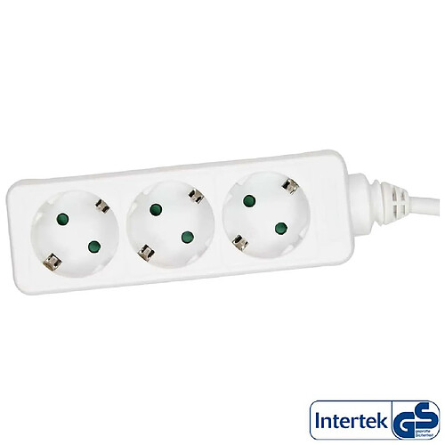 Inline Power Strip - Blanc
