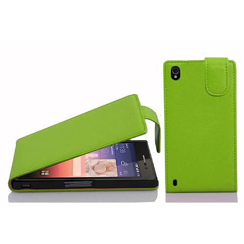 Cadorabo Coque Huawei Ascend P7 - Vert