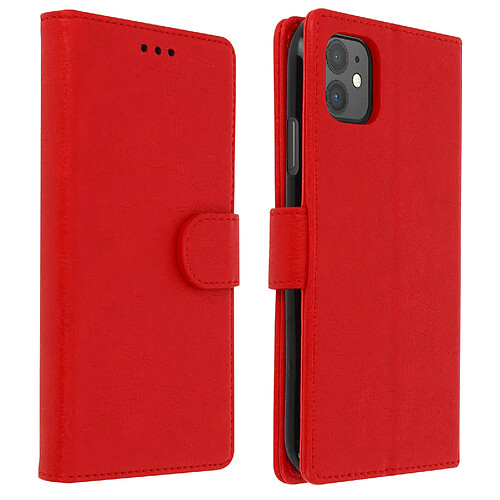 Avizar Étui iPhone 11 Housse Intégrale - Rouge