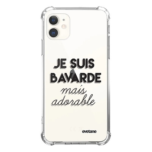 Evetane Coque anti-choc transparente - iPhone 11