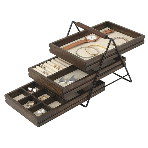 UMBRA Boite à bijoux Petit panier - 3 tiroirs