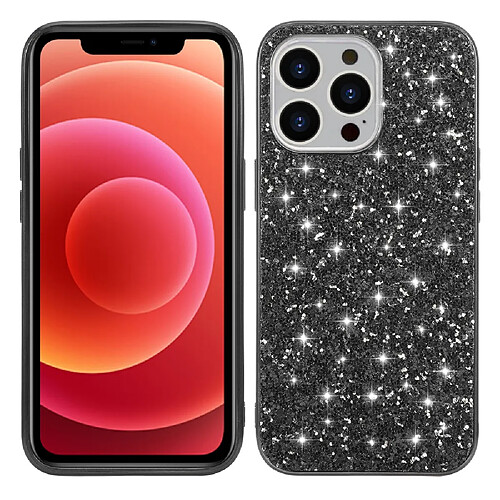 Coque paillettes électroplaqué - iPhone 13 Pro Max 6.7 - Noir