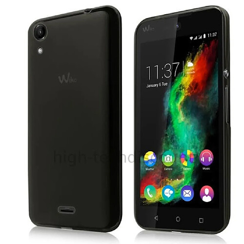 Htdmobiles HTD Mobiles Housse Wiko Rainbow Lite 4G - Noir