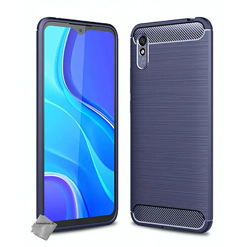 Htdmobiles HTD Mobiles Coque silicone Xiaomi Redmi 9A - Bleu foncé