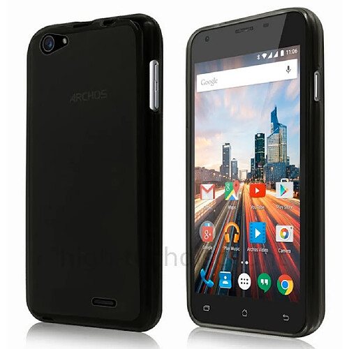 Htdmobiles Housse Archos 55 Helium Plus - Noir