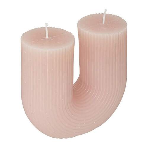 But Bougie U demi 12 cm Rose
