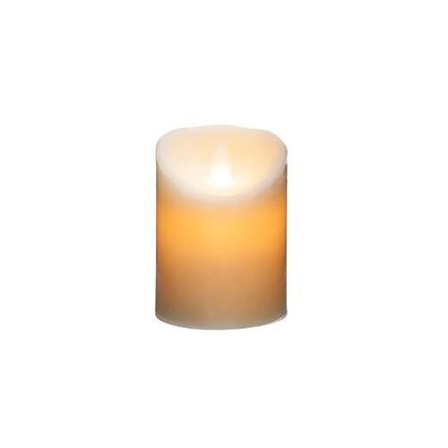 Atmosphera Bougie LED Ø 7,5 cm - Blanc Cassé