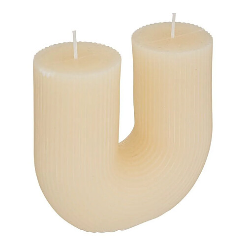 But Bougie U Demi - Ivoire 12 cm