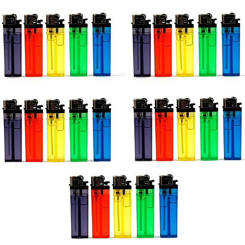 Lot de 25 Briquets à Pierre