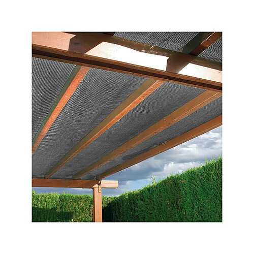 JARDIéco JARDIDECO Gris Anthracite 25m x 2m