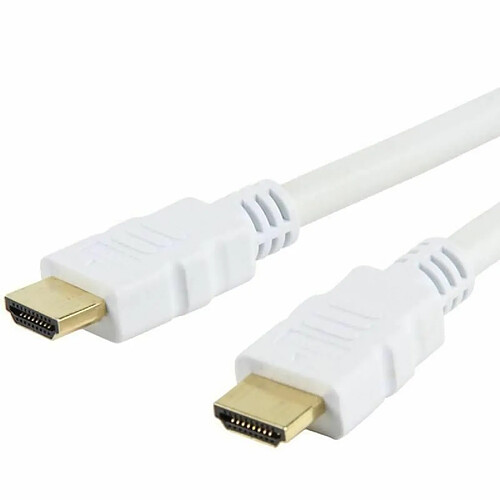 Techly Câble HDMI-HDMI 1.4 Ethernet 3D 4K 10m Blanc