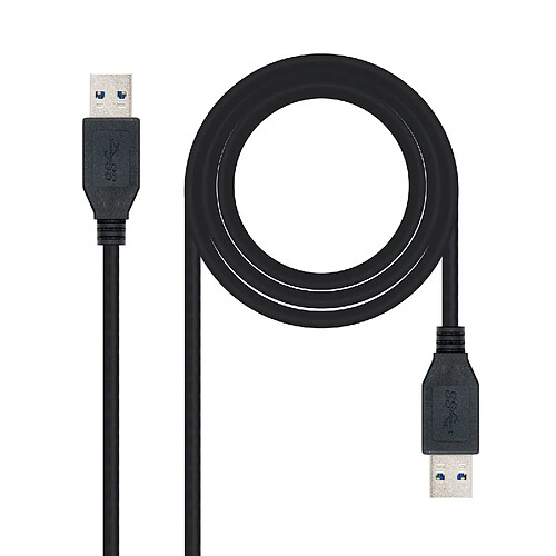 NANOCABLE USB 3.2 Gen 1 Câble - 1 m Noir