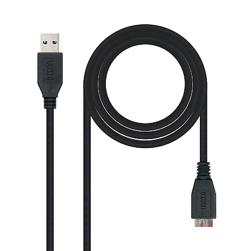 Nanocable 10.01.1101-BK USB 1 m