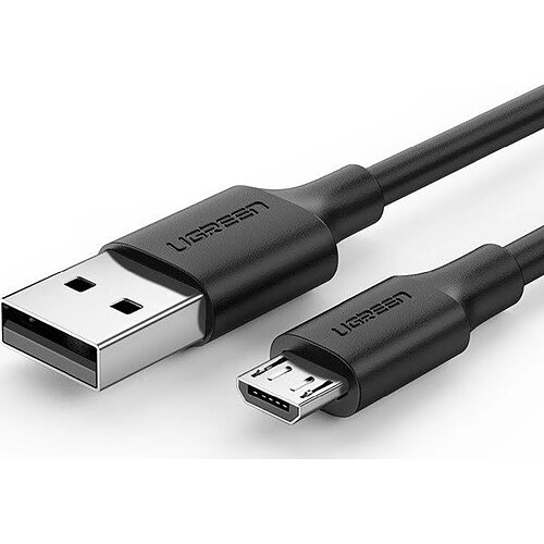 Ugreen USB-A - microUSB 0.2m - Noir
