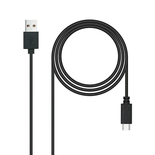 Nanocable Câble USB 2.0/Type-C 3m Noir