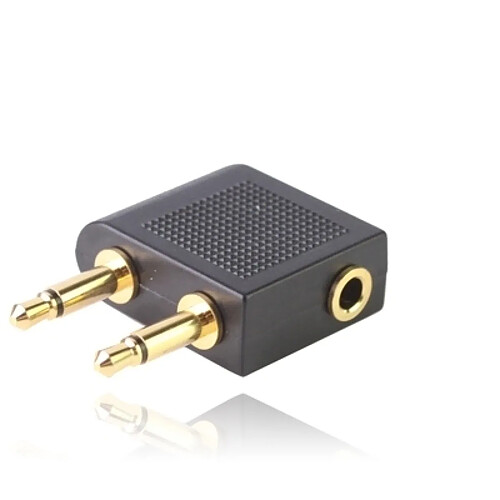Wewoo Adaptateur Jack avion - Noir