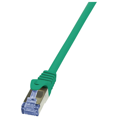 LogiLink Câble patch Cat 6A - Vert - 1,5 m