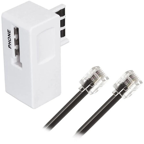 APM Cordon ADSL RJ11 5m + Filtre ADSL