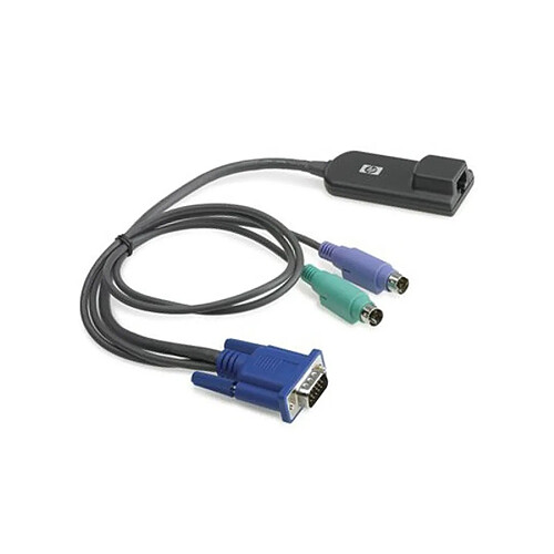 HP Câble Adaptateur IP KVM VGA RJ45 Gris · Occasion