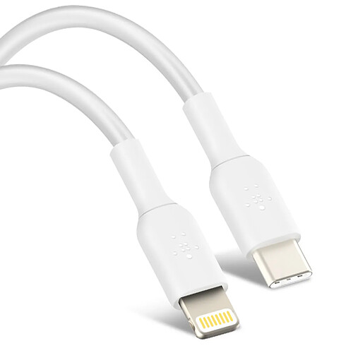 Belkin Câble USB-C vers Lightning Power Delivery 18W Synchronisation 1m Blanc