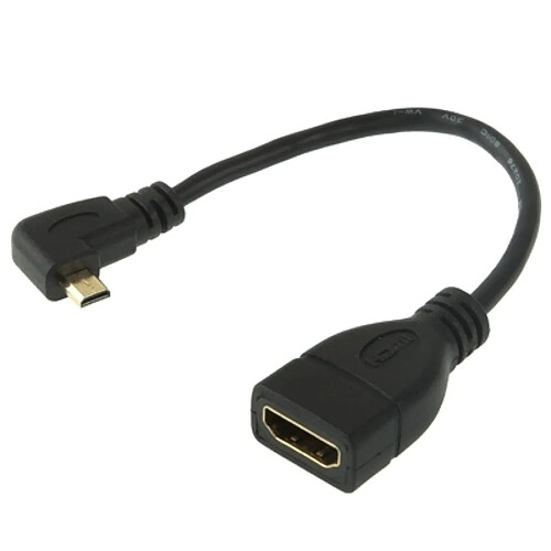 Wewoo Adaptateur HDMI 90° - Noir