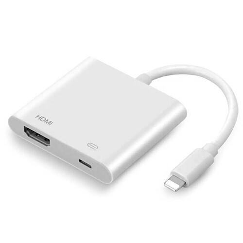 Universal Adaptateur AV Numérique iPad Lightning vers HDMI