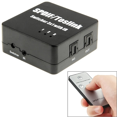 Wewoo Switcher Audio SPDIF Optique Numérique