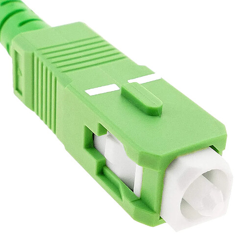 BeMatik Fibre Optique SM 3m - Blanc/Vert