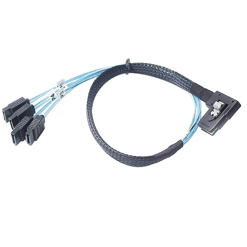Wewoo Câble Mini SAS à SATA 50cm