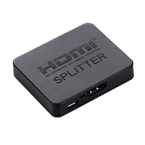 Wewoo Splitter HDMI 1x2 Full HD Noir