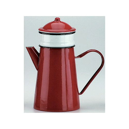 Ibili cafetière du Nord émaillée - Rouge